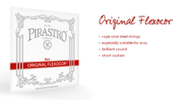 German piristro original flexocor red strips 346020 bass ticks strings bass strings