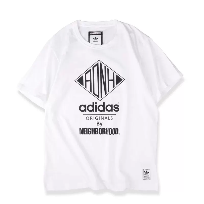 Распродажа Special Hui Adidas X NBHD совместная повседневная спортивная мужская хлопковая футболка S15231-S15232