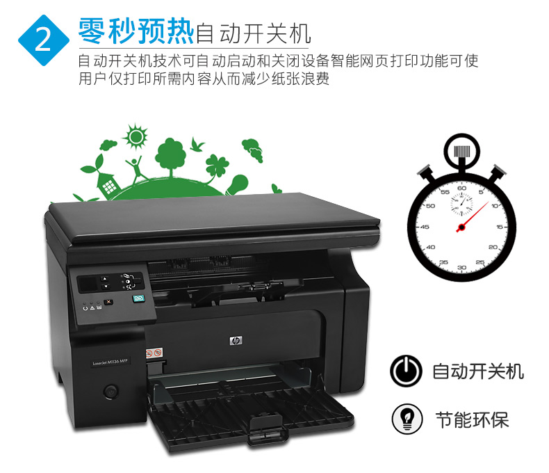 HP HP m1136 laser đen trắng MFP văn phòng tại nhà A4 in bản sao quét 126A - Thiết bị & phụ kiện đa chức năng