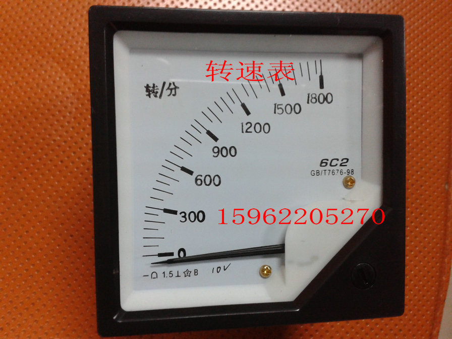 6L2 6C2 Tachometer 10VDC 1800 rpm drilling 76*76 tachometer