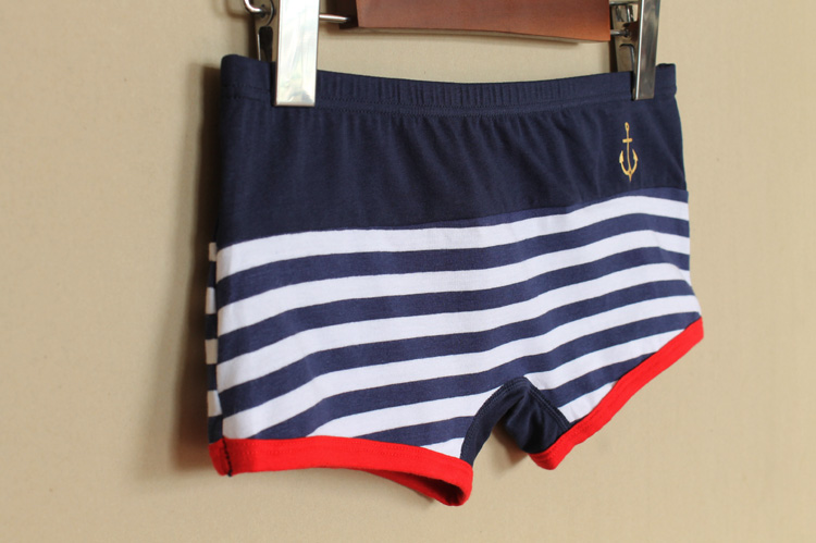 3 thanh niên nam cotton thấp eo gợi cảm đồ lót nam boyshort sọc màu phù hợp với quần thể thao bốn điểm quần sịp con voi
