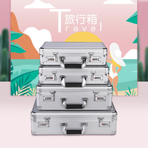 Carry-on boarding password box Suitcase Aviation aluminum frame box Document storage Business travel portable large medium and small box