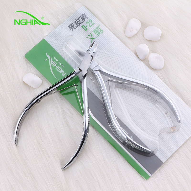 2019 new NGHIA prosthetic nail tool exfoliating scissors barb care d22 professional imported from Vietnam