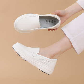 Nurse shoes for women at work minimalist white shoes women deep mouth