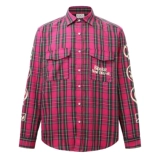 Ретро рубашка, лонгслив, куртка, демисезонный кардиган, в американском стиле