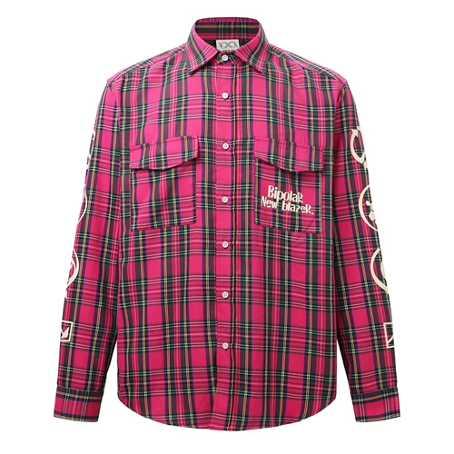 Ретро рубашка, лонгслив, куртка, демисезонный кардиган, в американском стиле