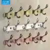 Stainless steel hanging hook Bathroom clothes hook Foyer clothes hook Coat hook Row hook Office clothes hook Wall hanging