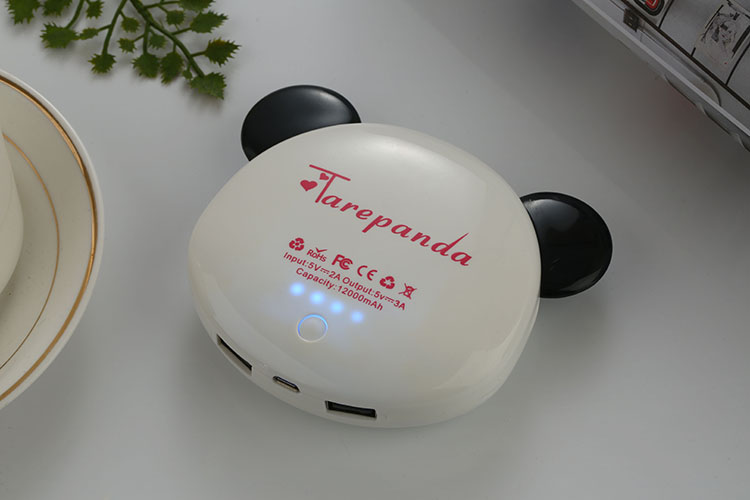 Phim hoạt hình Totoro nữ dễ thương Điện thoại di động 12000 mAh Sạc điện thoại di động Phổ thông mini cá tính sáng tạo