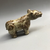 New high ancient jade Warring States antique antique jade old Xiuyu Wangcai pendant put pieces of high ancient jade old objects collection