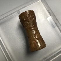 Collection of high ancient jade imitation Ming and Yuan antiques antique jade ware old jade bucket beads court beads pendant hand decoration old objects