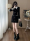 Korean-Style Fashionable Hepburn-Inspired Little Black Dress for Petite Wealthy Girls, Chanel-Style Dress with a High-End Feel