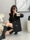 Long-Sleeved Korean Style Goddess-Style Loose-Fitting Casual Versatile Blazer for Women, Autumn and Winter High-End Street Style Small Suit