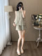 Summer Elegant and Youthful Fashion High-End Exquisite Button-Up Sleeveless Top Chinese Style Improved New Chinese Suit for Women