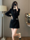 Long-Sleeved, Light Luxury, Fashionable, Elegant Ladylike French-Style Waist-Cinching Dress with a Rich Lady Vibe, High-End Feel