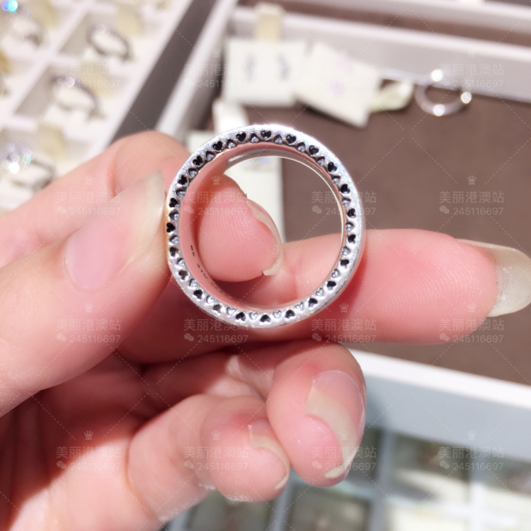 Bague PANDORA    en Argenterie - Ref 3087613 Image 4