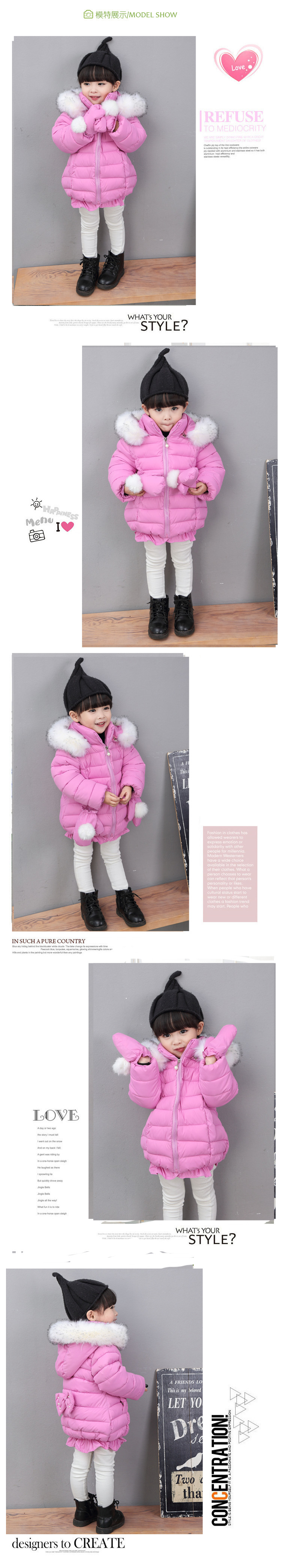 Manteau pour fille - Ref 2164353 Image 12
