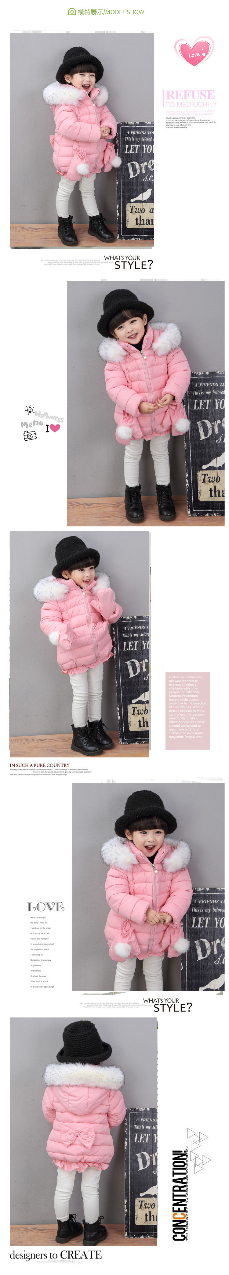 Manteau pour fille - Ref 2164353 Image 13