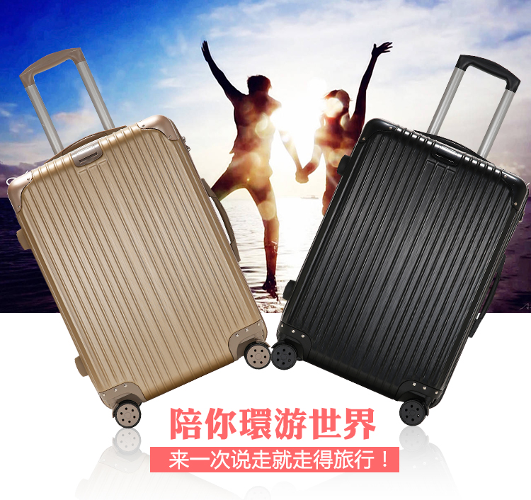 Sinh viên nam lên máy bay trường hợp xe đẩy phổ quát bánh xe du lịch hành lý cứng hộp hành lý 22 inch 24 inch 26 inch thủy triều vali kéo trẻ em