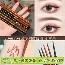 Japan Jingtian canmake chop girls eye line gel pen extremely fine and persistent waterproof perspiration not fainting 04 brown 05
