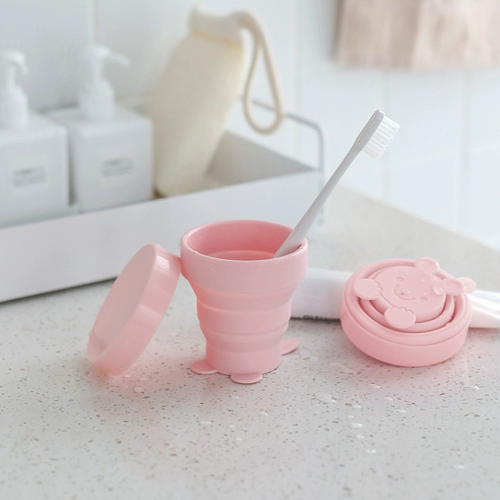 Японская складная чашка для воды с высокой температурой пищи -обновление переносных выдвижных силиконовых путешествий на открытом воздухе