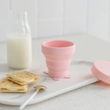 Японская складная чашка для воды с высокой температурой пищи -обновление переносных выдвижных силиконовых путешествий на открытом воздухе