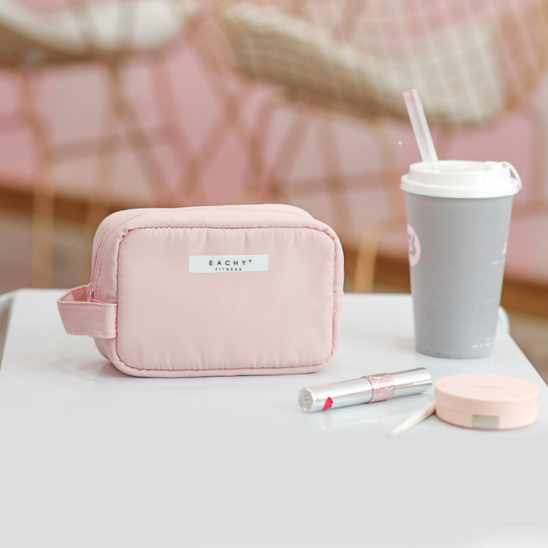 South Korean Jane Joins net red makeup bag Girl small number hand grab bag portable woman 2021 new carry-on bag