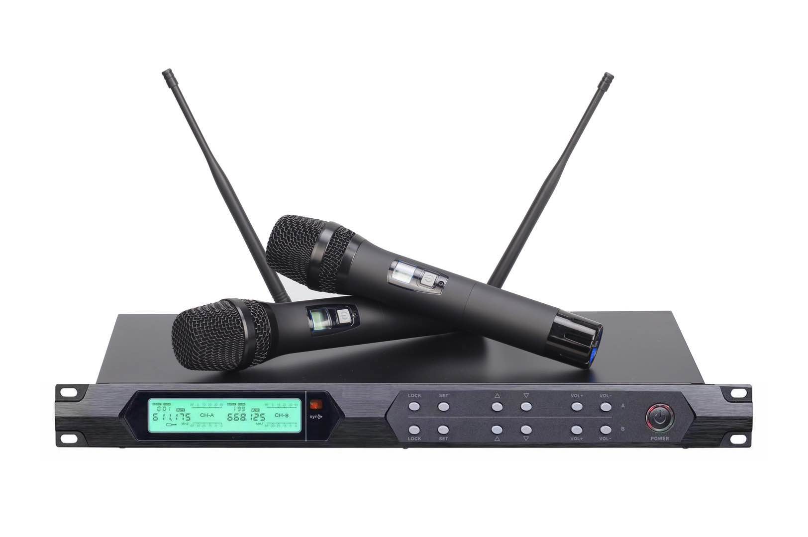 Wireless microphone one drag two drag four drag eight professional family karaoke performance U-segment FM KTV microphone
