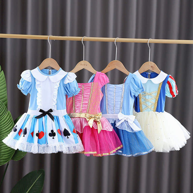 Ballet dresses Girls Sleeping Beauty Alice White Snow Princess Dresses 61 Children China Dance Performance Apparel