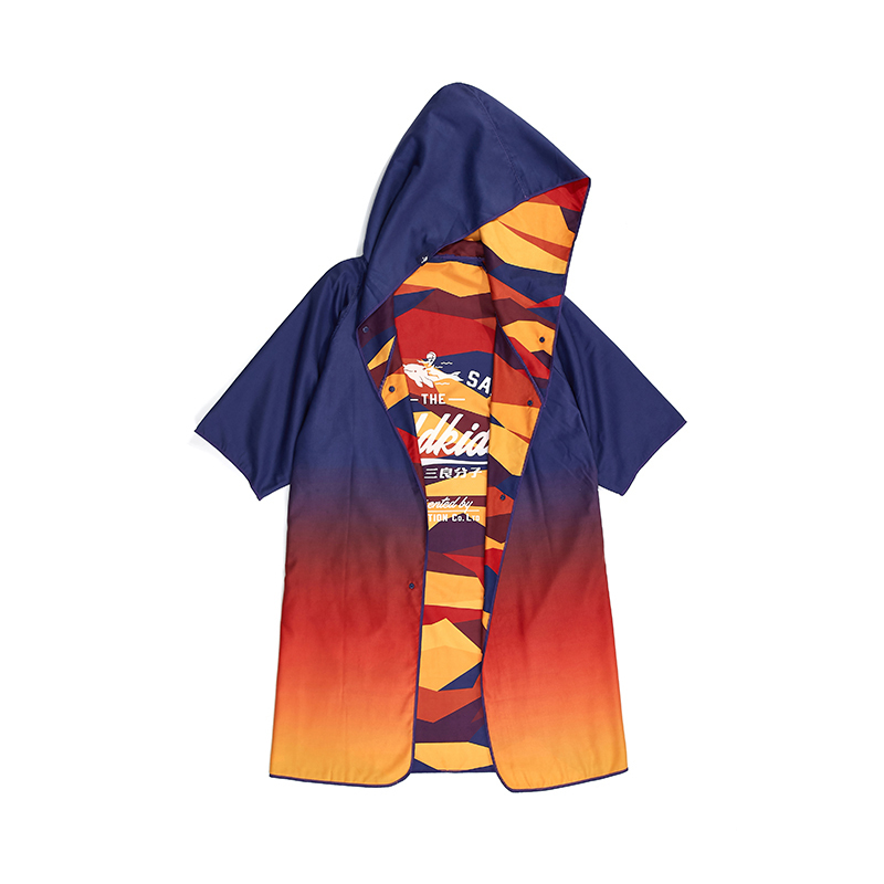 Wildkids Sanliang Molecular Diving Quick-Drying Poncho Changing Towel Beach Adult Swimming Bath Towel Bathrobe