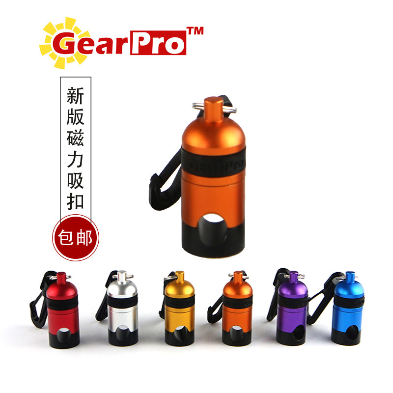 GearPro Secondary Head Quick Release BC Breathing Regulator Tube Clamp Low Pressure Tube Fixing Submersible Magnetic Suction Buckle