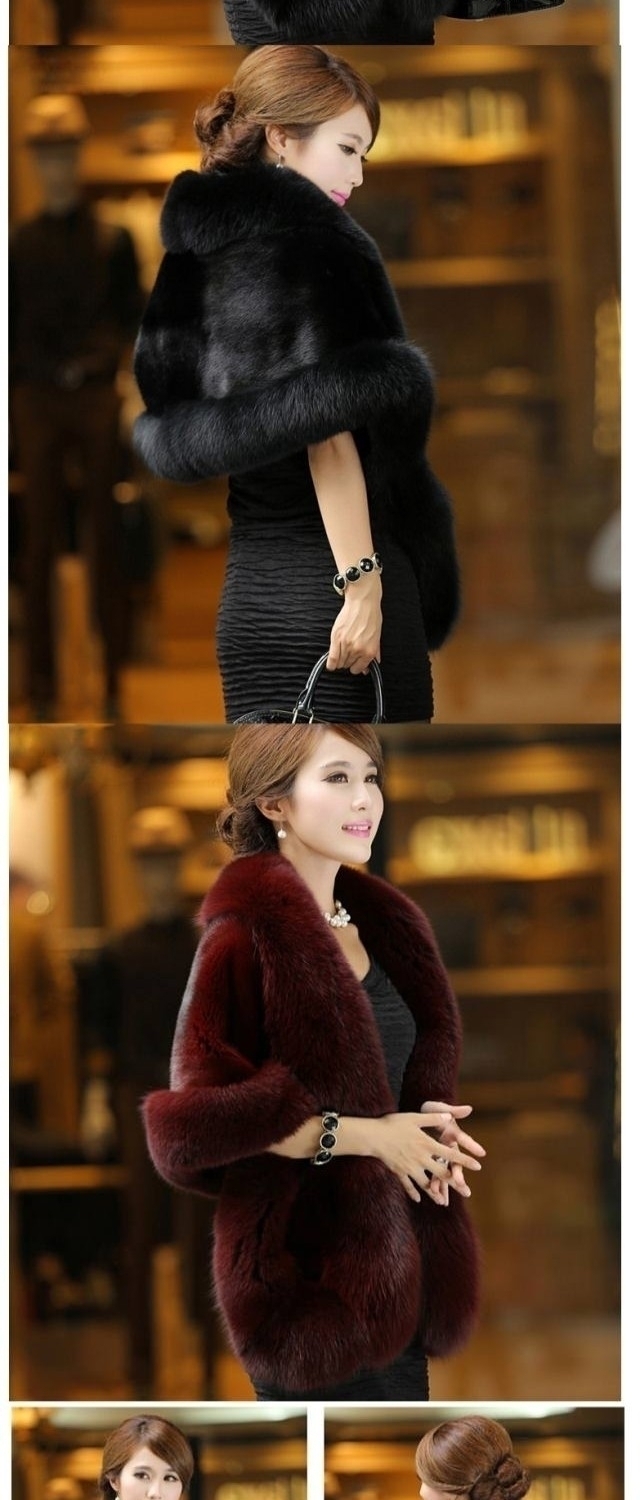 Faux lông cổ áo bằng da lộn lông thú nữ giảm béo 2018 mới mùa đông thời trang ngắn khăn choàng sang trọng áo dạ lông cừu nữ đẹp