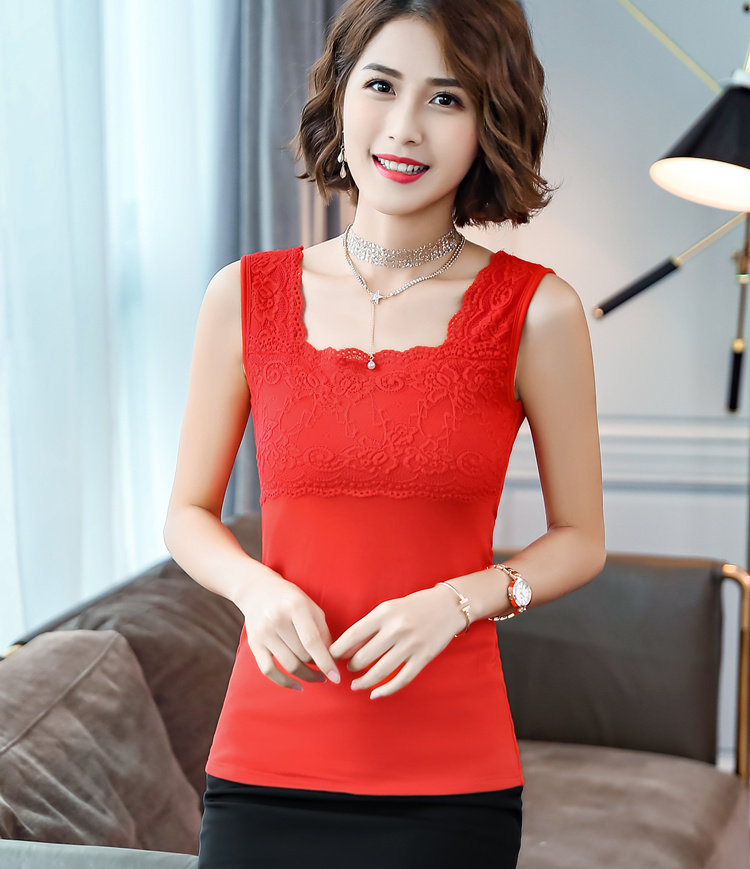 Modal plus nhung vest nữ mùa thu đông mới vest vest mỏng Slim áo ấm hoang dã áo kiểu nữ đẹp