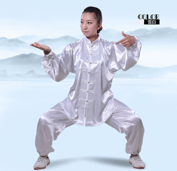 Quần áo Tai Chi mới giữa nam và nữ già và phụ nữ Tai Chiquan quần áo tập thể dục - Trang phục dân tộc