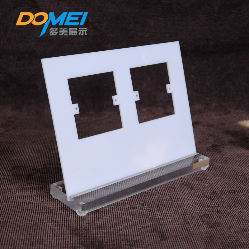 Spot acrylic 2-pack switch holder display board Socket display rack Electrical switch decorative board 86 switch display