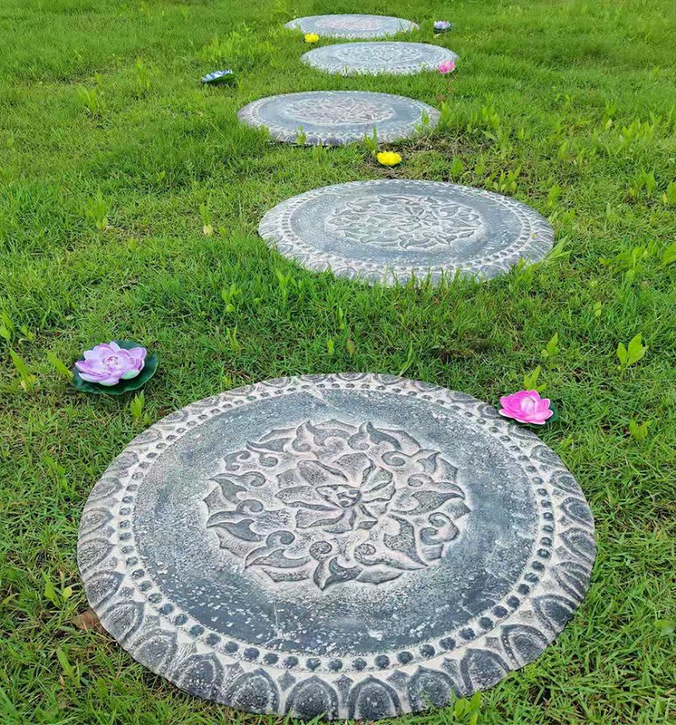 Park Villa Courtyard Garden Sewage Rainwater Manhole Household Water Well Round Square Manhole Cover Decorative Cover Plate