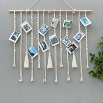 Nordic ins Wind woven photo wall tapestry personality wall decoration living room background wall decoration homestay wall painting