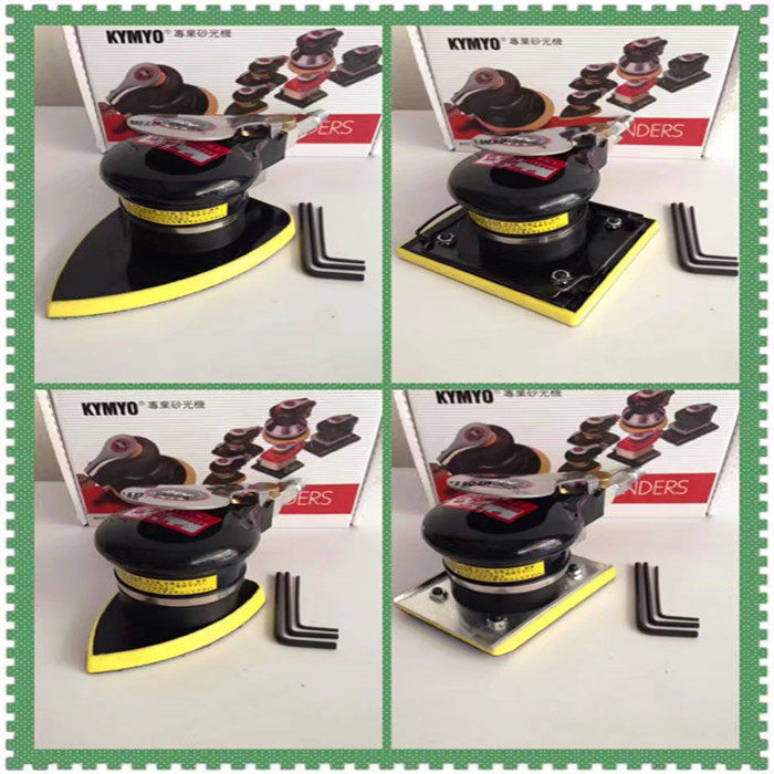 Taiwan Confold Speed Pneumatic Milling Machine 3813 Triangular Rectangular Square Shake Type Batch Soil Sandpaper Machine