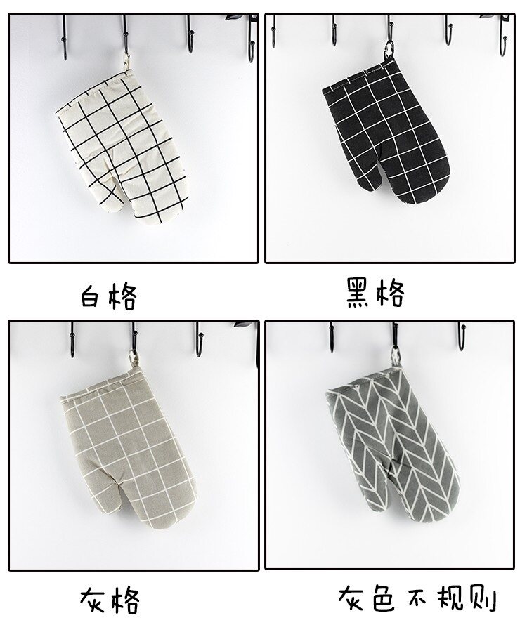Heating microwave gloves high temperature insulation kitchen household heat-resistant oven oven baking special anti-hot hot-hot oven baking