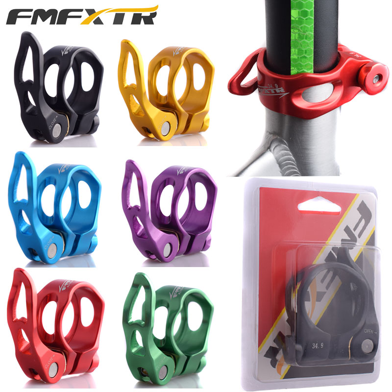 Bicycle seat tube clip 34 9 quick release clip 31 8 Quick release seat rod clip Seat tube fixing clip Seat rod mountain bike lock