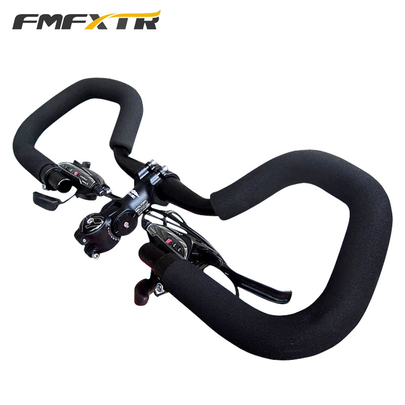 Mountain bike butterfly handle 31 8 handlebar 25 4 bend handle Aluminum alloy adjustable travel long distance rest handle accessories