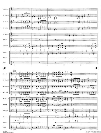 신제품 GY1516 (레벨 1.5) Chicago Selected 3 MusicfromChicago Wind Ensemble Score+