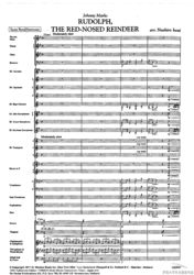 GY4074(4.0级)红鼻子驯鹿 管乐团合奏总谱+分谱