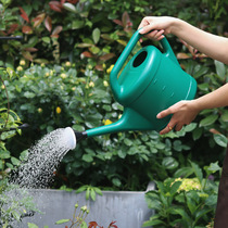 Household plastic sprinkler kettle large capacity Gardening plastic watering can balcony to grow vegetables Long mouth drizzle pot watering vegetables