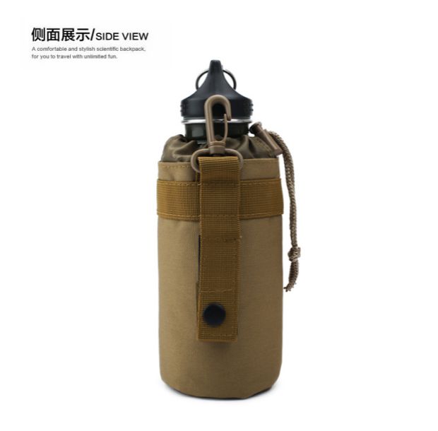 Mới Ấm siêu tốc Túi thể thao Túi nhỏ Ngụy trang chiến thuật Cup Đặt túi du lịch ngoài trời Ấm túi nhỏ Túi đá cẩm thạch đai đeo đựng bình nước chạy bộ