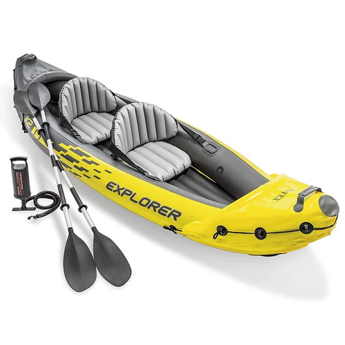 INTEX 68307 Explorer Двух пехотинцев надувные лодки надувные лодки сгущенной резиновой греблевой лодки с двумя людьми заряжаемой каноэ