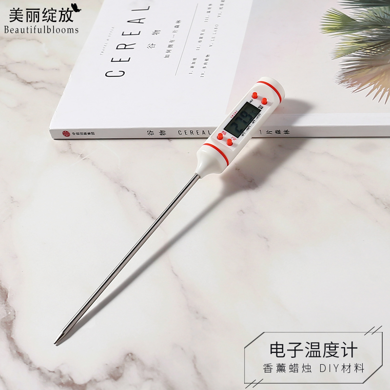 Beautiful blossoming Artisanal Candle Diy Material Soybean Wax Tool Thermometer Kitchen Baking temperature handmade material