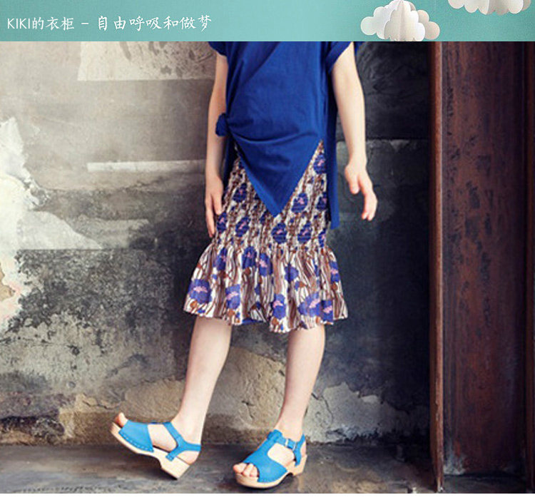 Jupe fillette en mousseline de soie - Ref 2053239 Image 3