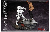 (Physical stock)Toys-Box 1 6 12 inch Star Wars scene floor display table