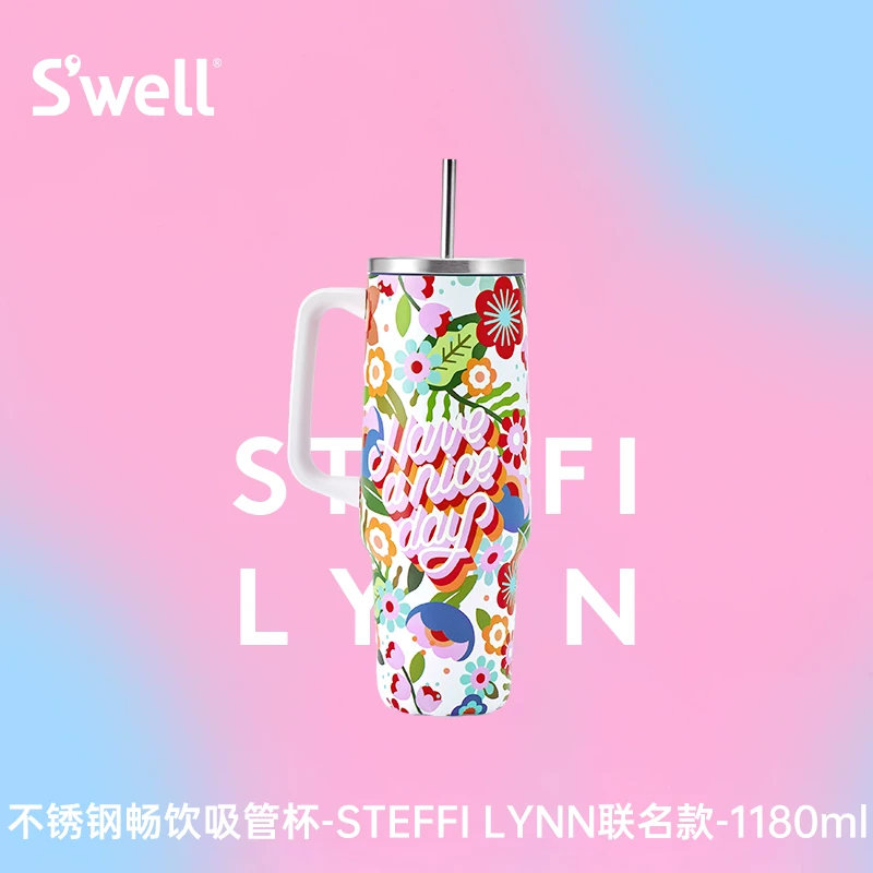 Изделие SWELL с парой брэндированной нержавеющей стали термос-кубок, модный новый термостакан, с салатной чашей для снижения веса и термозащитной ланч-бокс