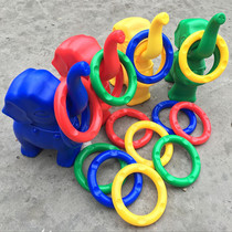 Kindergarten childrens early education toys Elephant circle sensory training equipment throwing toys parent-child sports games